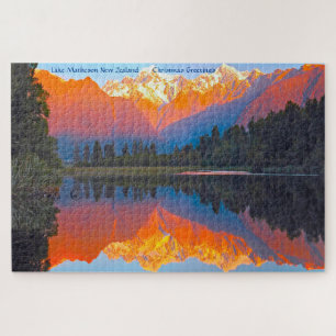 Legpuzzel Lake Matheson Nieuw-Zeeland
