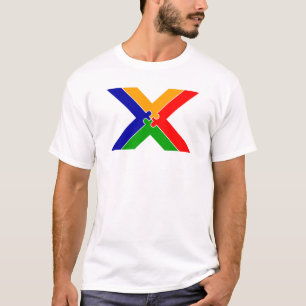 Legpuzzel Letter X Monogram T-shirt