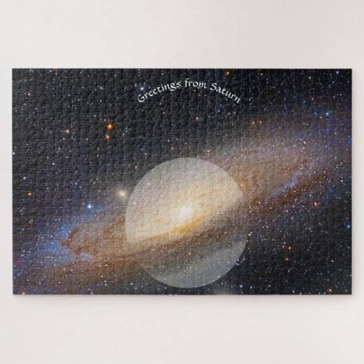 Legpuzzel planeet Saturnus (Horizontaal)