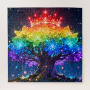 Legpuzzel Regenboog Boom van Licht