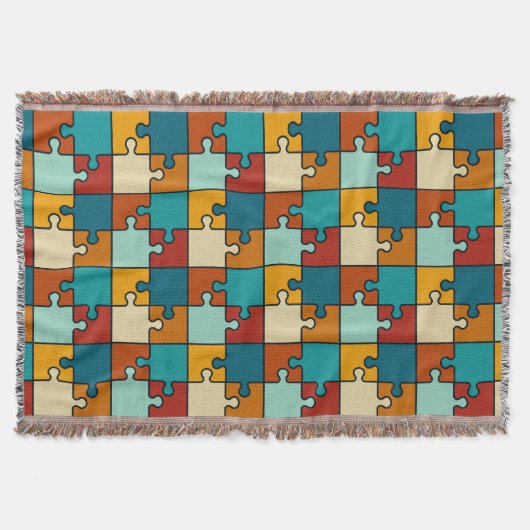 legpuzzel stukjes Patroon Deken (Voorkant)