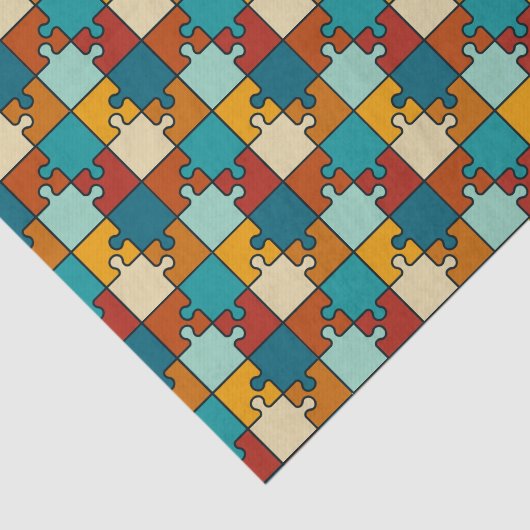 legpuzzel stukjes Patroon Tissuepapier (Detail)