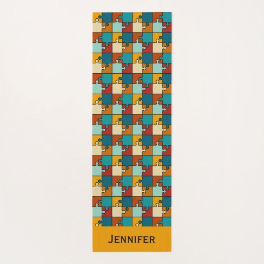 legpuzzel stukjes Patroonnaam Yogamat (Achterkant)
