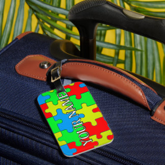 Legpuzzel Thema Gepersonaliseerd  Bagagelabel
