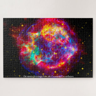 Legpuzzels van het sterrenbeeld Cassiopeia. Legpuz Legpuzzel
