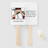 Legs Art Deco Women Greyhound Whippet Dog R Handwaaier (Voorkant en achterkant)