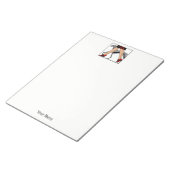 Legs Art Deco Women Greyhound Whippet Dog R Notitieblok (Schuin)