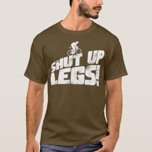 Legs sluit de fiets van de fiets van de poot van d t-shirt