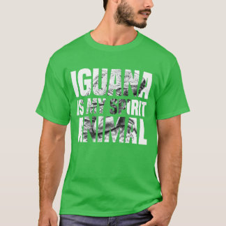 leguaan is mijn spirituele dier retro t-shirt