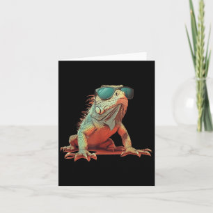 Leguaan Zonnebril Kostuum Voor Grappige Reptiel Li Kaart