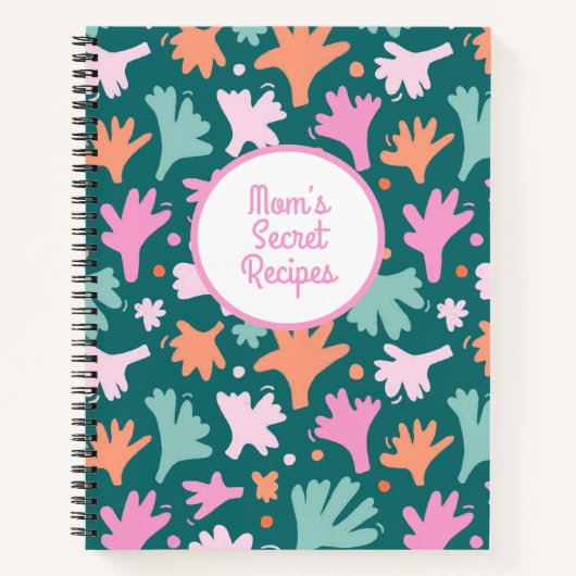 Légumes Abstraits Nom Carnet de recette (Devant)