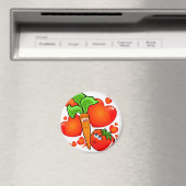 Légumes amoureux, aimant (In Situ (Lave-vaisselle))