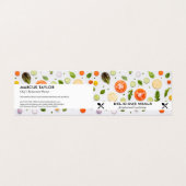 Légumes | Carte de visite Motif alimentaire (Extérieur déplié)