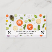Légumes | Carte de visite Motif alimentaire (Devant)