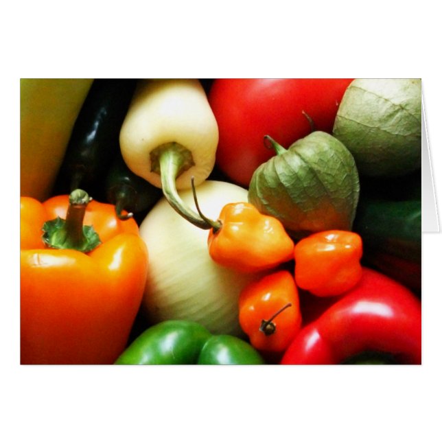 Légumes de salsa, Tomate, Poivrons, Oignon (Devant horizontal)