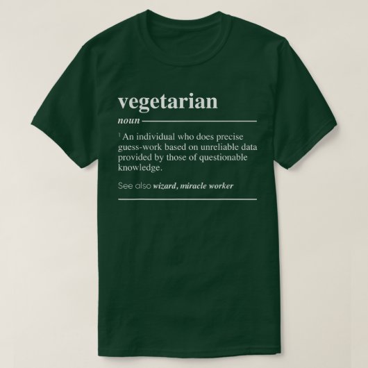 Légumes Définition Funny Noun T-Shirt (Design devant)