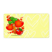 Légumes en amour, étiquette (Devant)