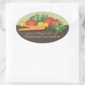 Légumes frais du Sticker Étiquette du jardin (Sac)