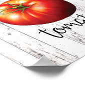 Légumes & Herbes Art mural de cuisine moderne rust (Coin)