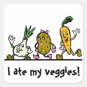 Légumes / Veggie Ate Mon Sticker Légume pour récom