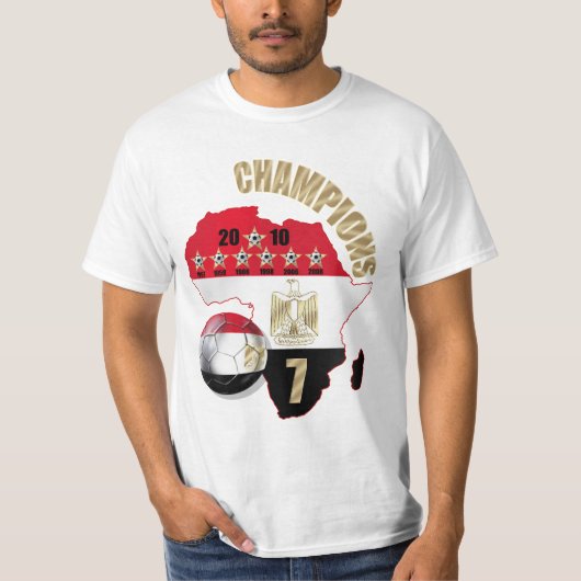 L'Egypte Afrique 2010 soutient le T-shirt de (Devant)