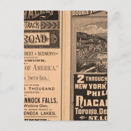 Lehigh Valley Railroad Briefkaart (Voorkant)