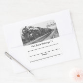 Lehigh Valley Trein Boekplaten Vierkante Sticker (Envelop)