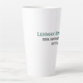 Lehman Brothers Gestion des risques Mugs internes (Devant)