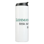 Lehman Brothers Risk Management stagiair Thermosbeker (Gedraaid links)