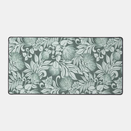 Lehua hawaïenne et Kukui en vert de mer (Recto)