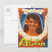 Lei Aloha Briefkaart (Voorkant / Achterkant)