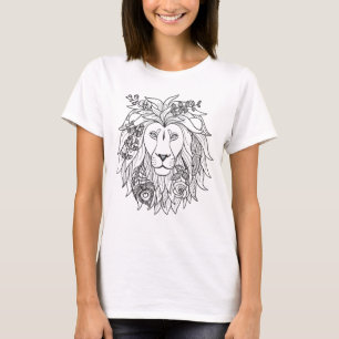 Lei en bloemen t-shirt