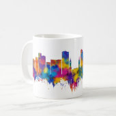 Leicester England Skyline Koffiemok (Voorkant links)