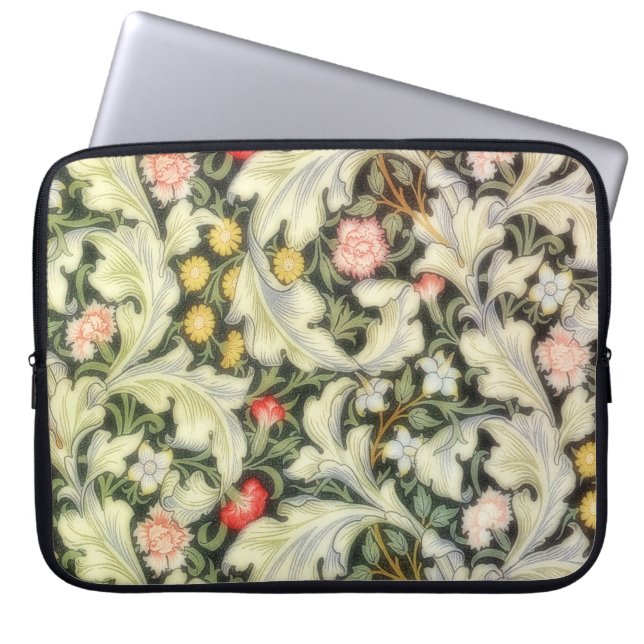 Leicester  Floral Laptop Sleeve (Voorkant)