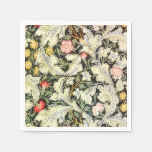 Leicester  Floral Pattern Servet (Voorkant)