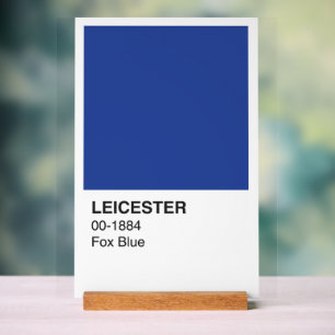 Leicester Fox Blue - Arrière - plan blanc