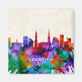 Leicester Skyline Magneet (Voorkant)
