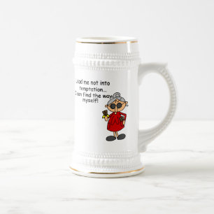 Leid me niet in verleiding Humor Bierpul