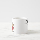 Leid me niet in verleiding Humor Espresso Kop (Voorkant)