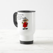 Leid me niet in verleiding Humor Reisbeker (Voorkant links)