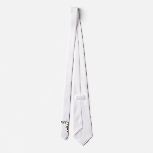 Leid me niet in verleiding Humor Stropdas (Achterkant)