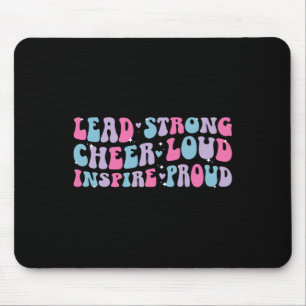 Leid Sterke Cheer Luid Cheer Aanvoerder Cheerleadi Muismat