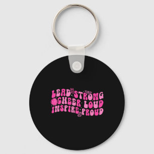 Leid Sterke Cheer Luid Cheer Aanvoerder Cheerleadi Sleutelhanger