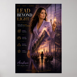 Leid Voorbij Licht – Poster voor Leidinggevend Kad