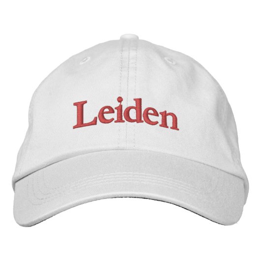 Leiden Embroided Baseball Pet (Voorkant)