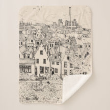 Leiden Zuid-Holland Nederland peninkttekening