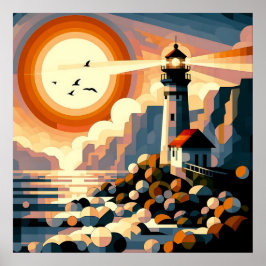 Leidend licht poster