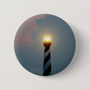 Leidend licht ronde button 5,7 cm