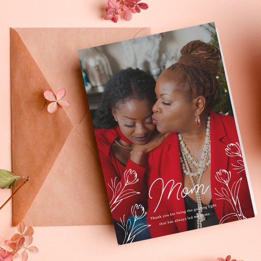 Leidende Licht Moederdag Fotogroet Kaart