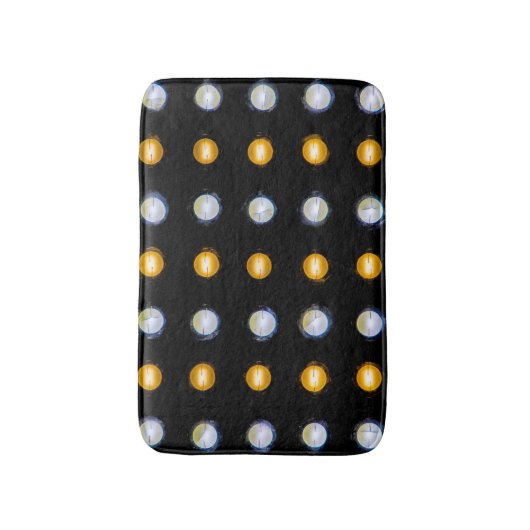 LEIDENE lichten, close-up abstracte achtergrond. Badmat (Voorkant Verticaal)